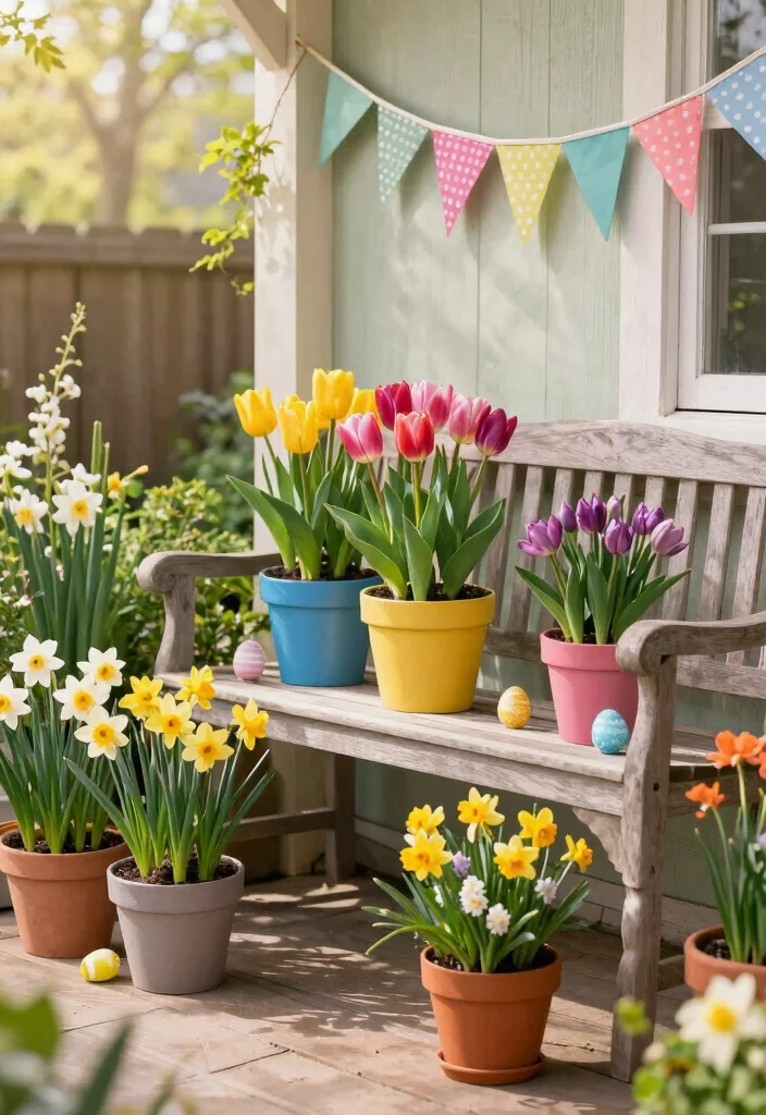 15 Apartment Patio Gardens Ideas: Green Urban Retreats - 11. Seasonal Displays 1