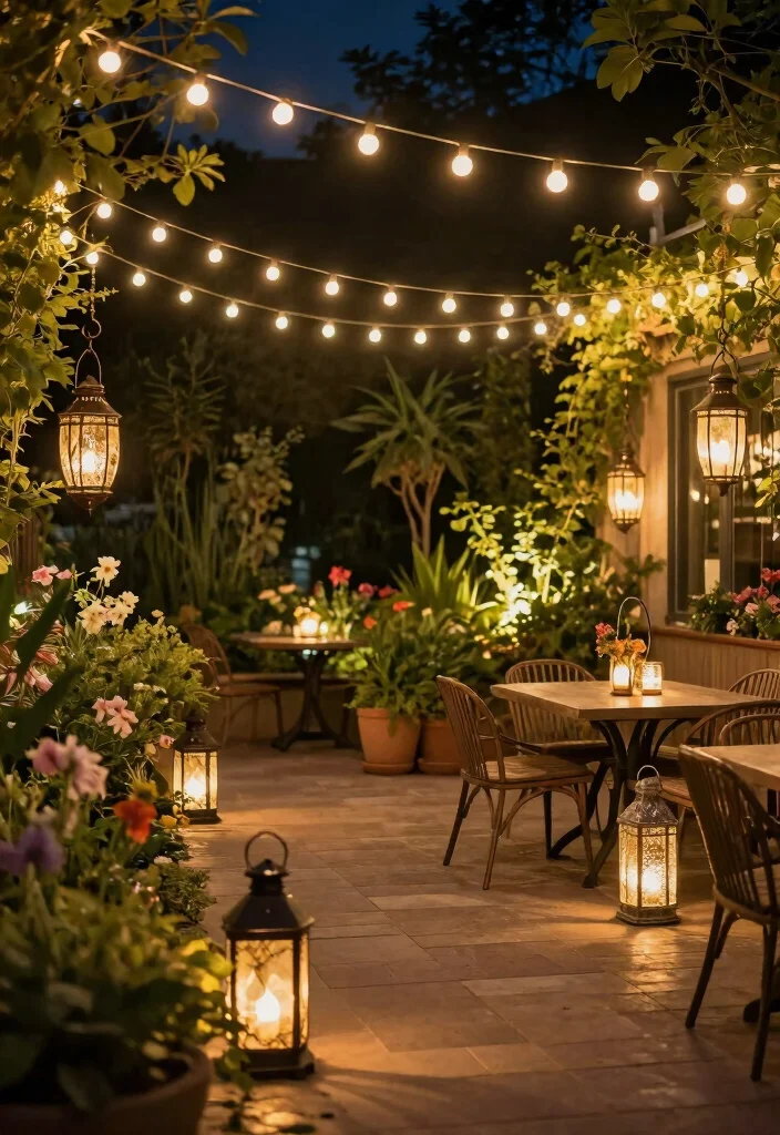 15 Apartment Patio Gardens Ideas: Green Urban Retreats - 13. Lighting the Way 1
