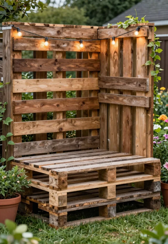 15 Cheap Fence Ideas: Budget-Friendly Solutions - 1. Reclaimed Wood Pallet Fence 1