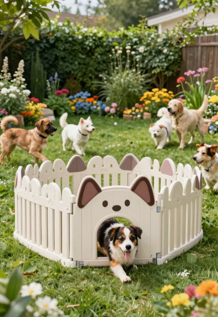 15 Dog Ear Fence Ideas for a Classic Backyard Look 12 15 Dog Ear Fence Ideas for a Classic Backyard Look - 12. Dog-Friendly Features 1