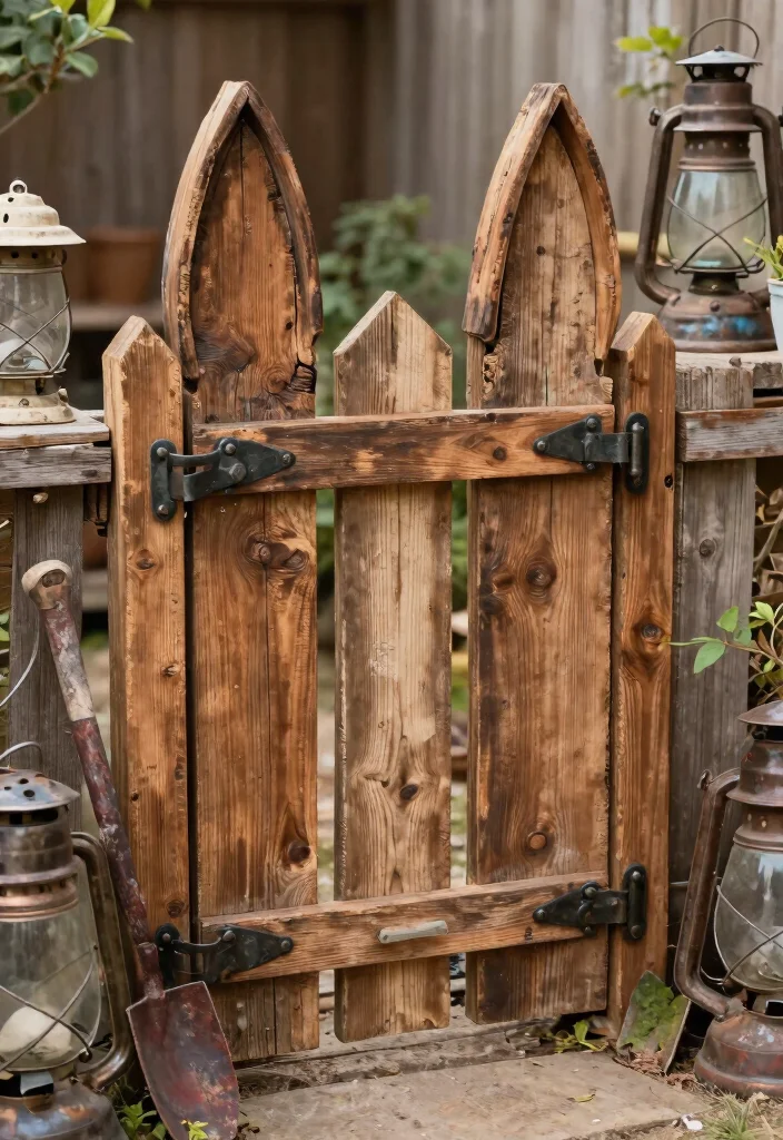 15 Dog Ear Fence Ideas for a Classic Backyard Look 14 15 Dog Ear Fence Ideas for a Classic Backyard Look - 14. Vintage Appeal 1