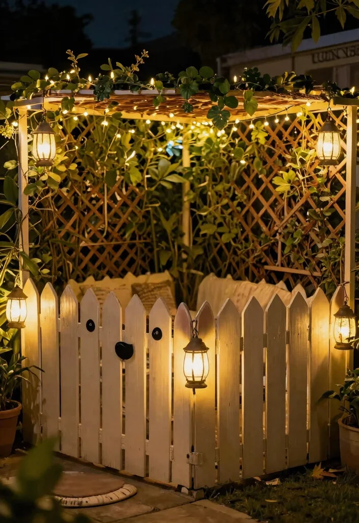 15 Dog Ear Fence Ideas for a Classic Backyard Look 4 15 Dog Ear Fence Ideas for a Classic Backyard Look - 4. Decorative Accents 1