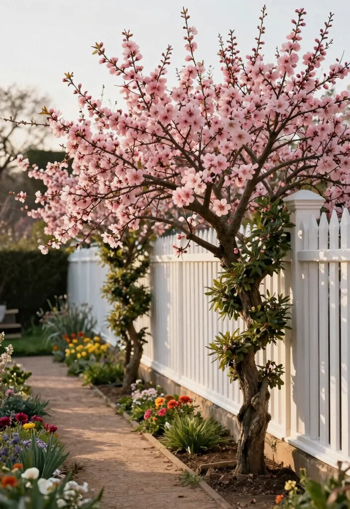 15 Espalier Fruit Trees Fence Ideas for Productive Living Walls 15 15 Espalier Fruit Trees Fence Ideas for Productive Living Walls - 15. Aesthetic Almond Espalier 1