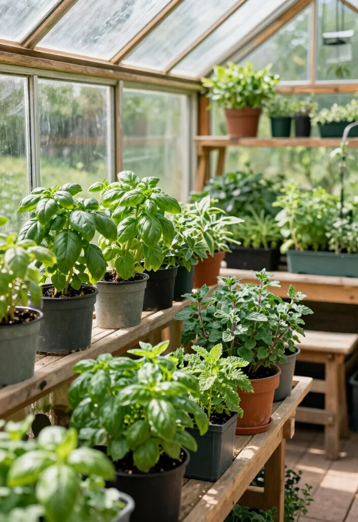 15 Herb Planter Ideas Outdoors for a Fresh Kitchen Garden 10 15 Herb Planter Ideas Outdoors for a Fresh Kitchen Garden - 10. Greenhouse Herb Garden 1