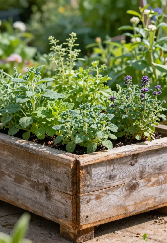 15 Herb Planter Ideas Outdoors for a Fresh Kitchen Garden 14 15 Herb Planter Ideas Outdoors for a Fresh Kitchen Garden - 14. Reclaimed Wood Planters 1