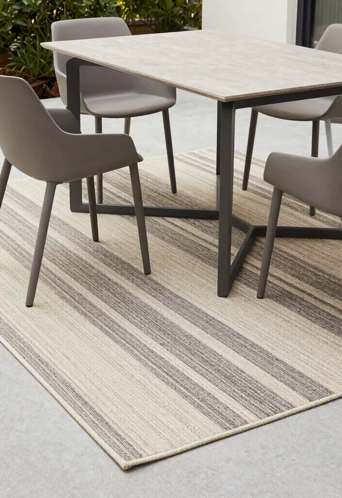 15 Outdoor Rugs Patio Ideas: Color & Comfort Underfoot - 4. Eco-friendly Synthetic Rugs 1