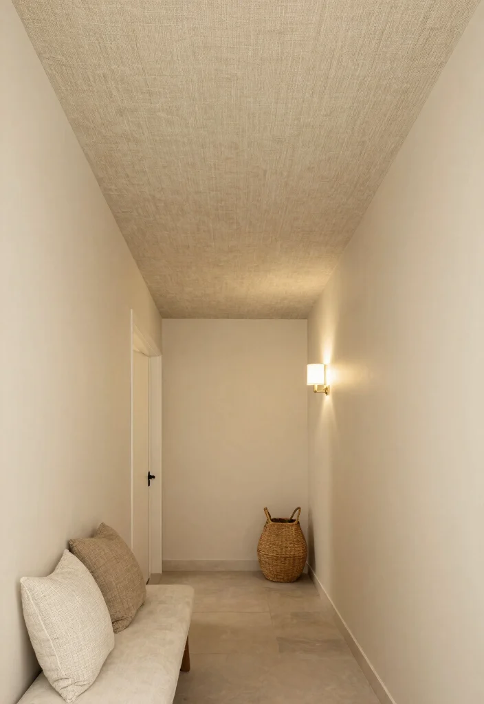 15 Wallpaper Ceiling Hallway Ideas for Unexpected Style Pop 12 15 Wallpaper Ceiling Hallway Ideas for Unexpected Style Pop - 12. Textured Wallcoverings 1