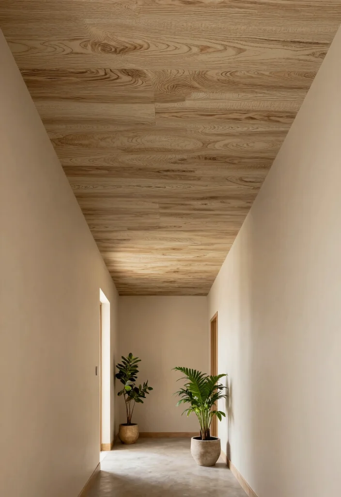 15 Wallpaper Ceiling Hallway Ideas for Unexpected Style Pop 5 15 Wallpaper Ceiling Hallway Ideas for Unexpected Style Pop - 5. Nature-Inspired Textures 1