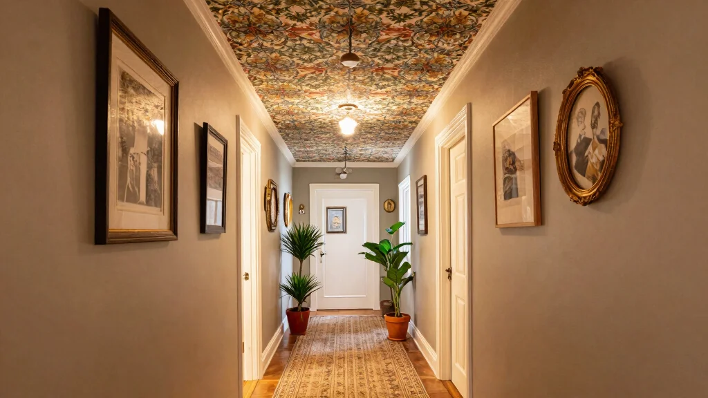 15 Wallpaper Ceiling Hallway Ideas for Unexpected Style Pop