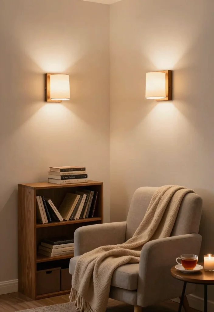 15 Wood Ceiling Lighting Ideas for a Cozy Ambient Glow - 6. Cozy Wall Sconces with Wood Accents 1