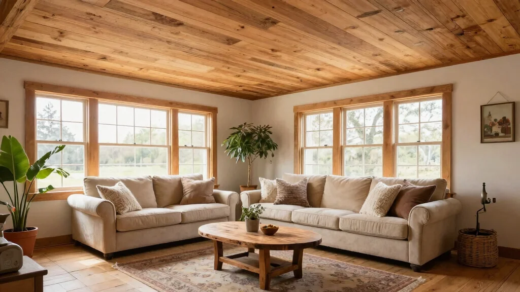 16 Ceiling Wood Panels Ideas: Warm Natural Texture