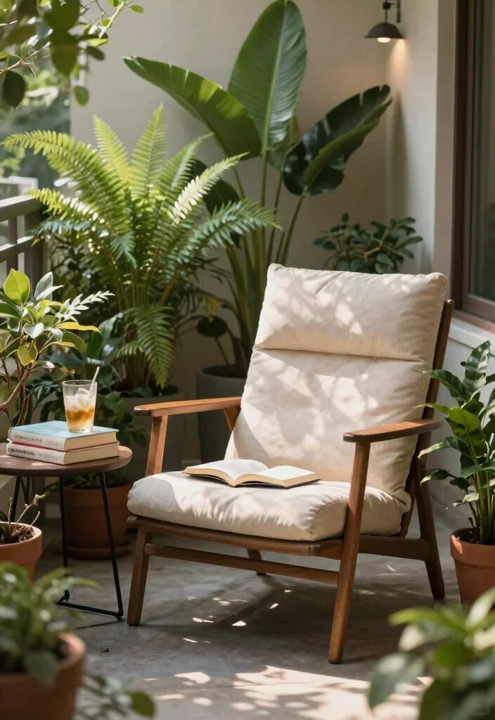 16 Cozy Patio Ideas for Small Spaces: Warm, Inviting Nooks 12 16 Cozy Patio Ideas for Small Spaces: Warm, Inviting Nooks - 12. Create a Reading Nook 1