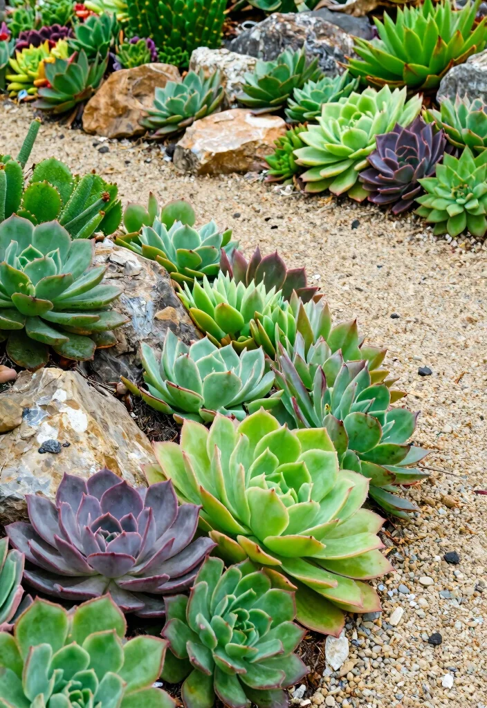 16 Fence Edging Ideas for Neat Polished Borders - 16. Succulent Borders 1