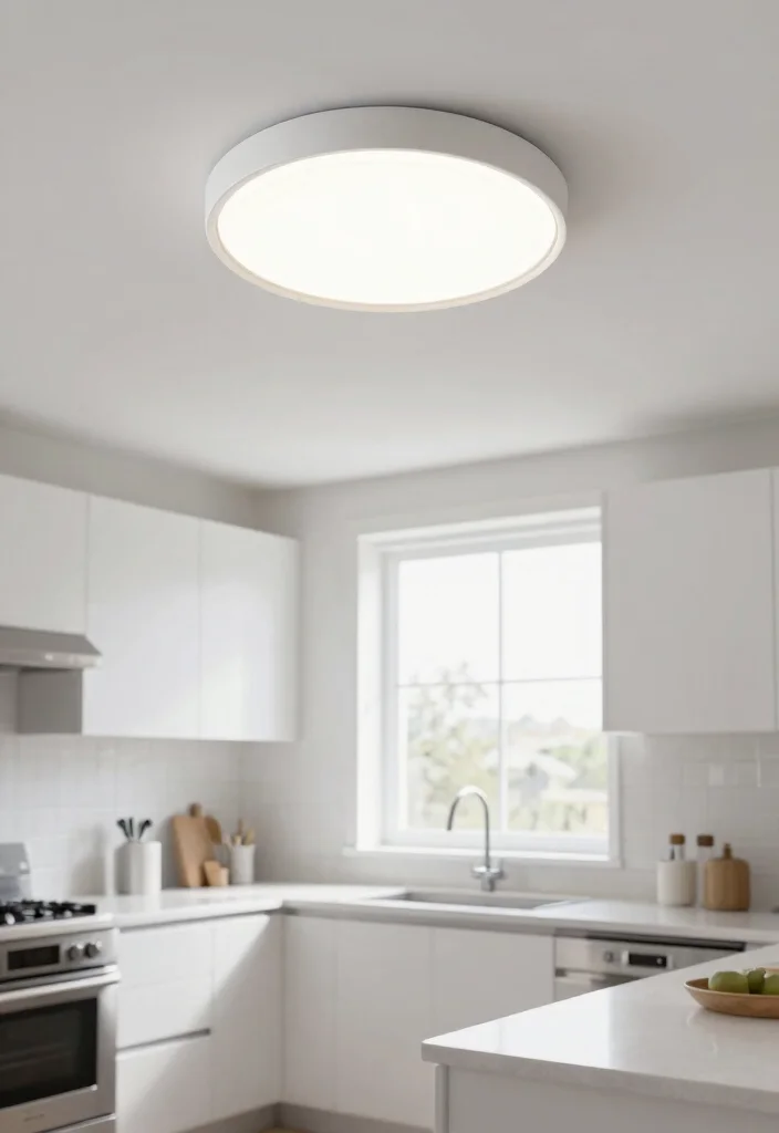 16 Flush Mount Ceiling Lights Ideas Sleek Low Profile Glow - 11. Simple White Flush Mount 1
