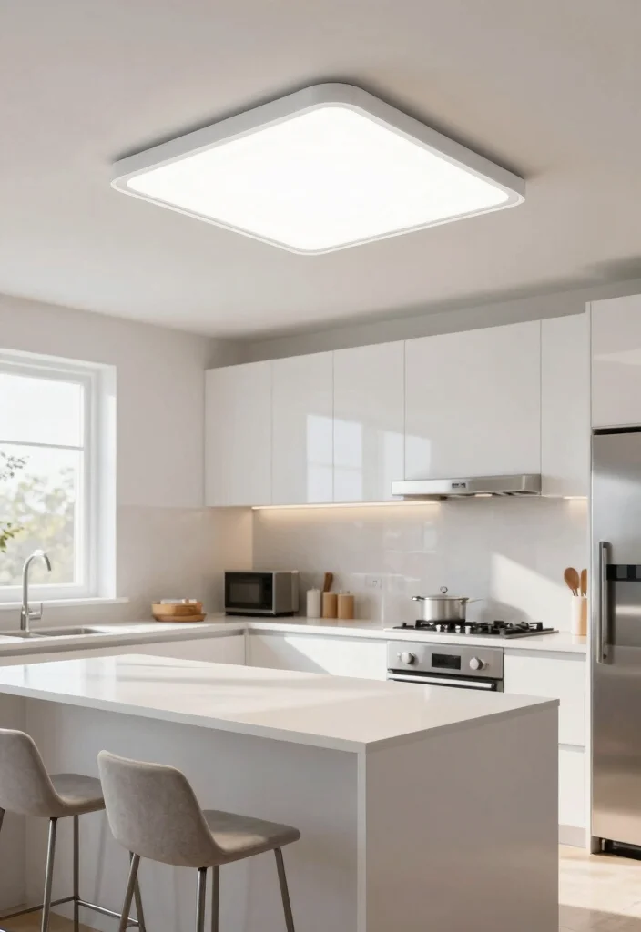 16 Flush Mount Ceiling Lights Ideas Sleek Low Profile Glow - 3. Sleek LED Flush Mount 1