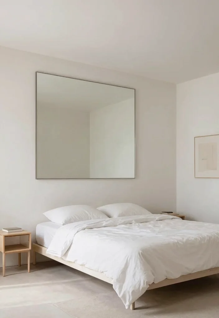 16 Mirror on Ceiling Above Bed Ideas Dramatic Luxe Accent 4 16 Mirror on Ceiling Above Bed Ideas Dramatic Luxe Accent - 4. Minimalist Touch with Simple Mirrors 1