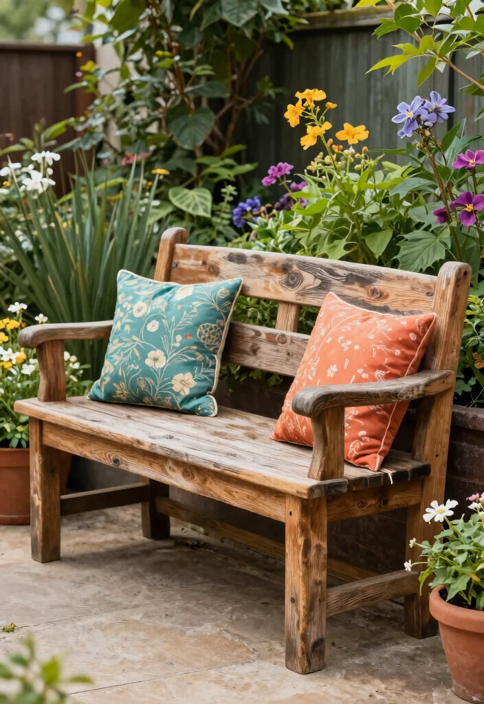 16 Patio Cushion Storage Ideas: Tidy Weatherproof Solutions 12 16 Patio Cushion Storage Ideas: Tidy Weatherproof Solutions - 12. Reclaimed Wood Storage Solutions 1