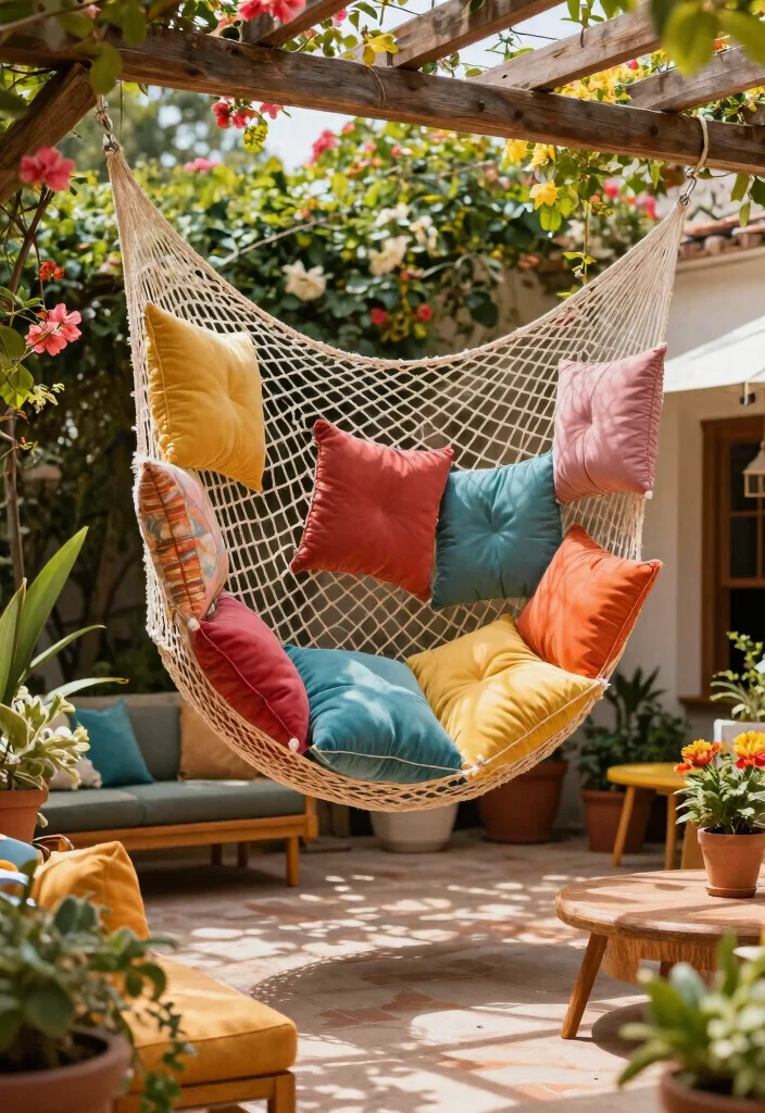16 Patio Cushion Storage Ideas: Tidy Weatherproof Solutions 6 16 Patio Cushion Storage Ideas: Tidy Weatherproof Solutions - 6. Hanging Storage Solutions 1
