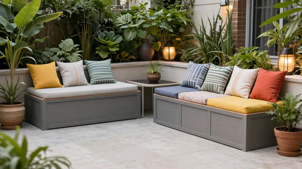 16 Patio Cushion Storage Ideas: Tidy Weatherproof Solutions