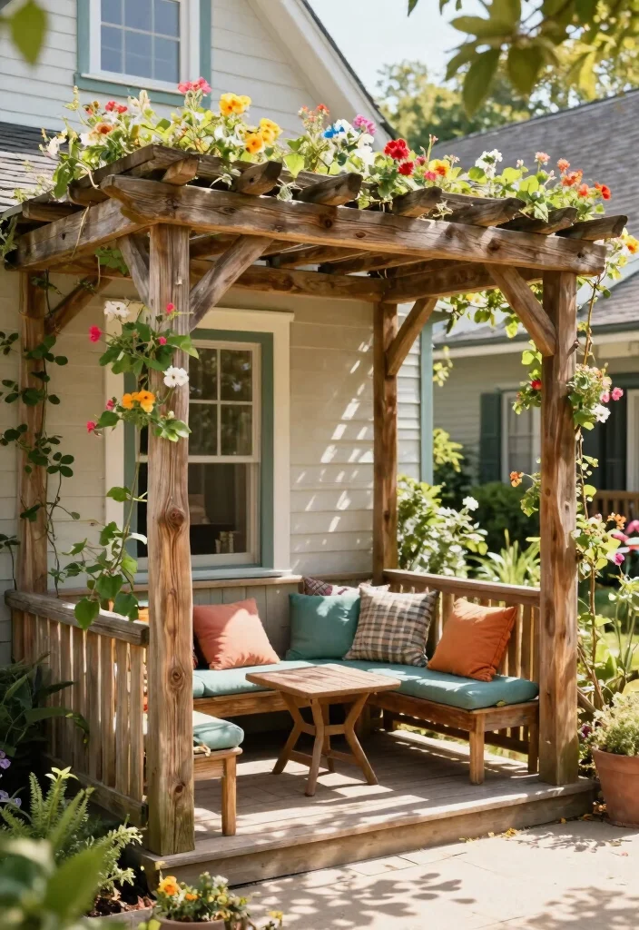 16 Porch Pergola Ideas Welcoming Front Entry Shade - 1. Classic Wooden Pergola 1