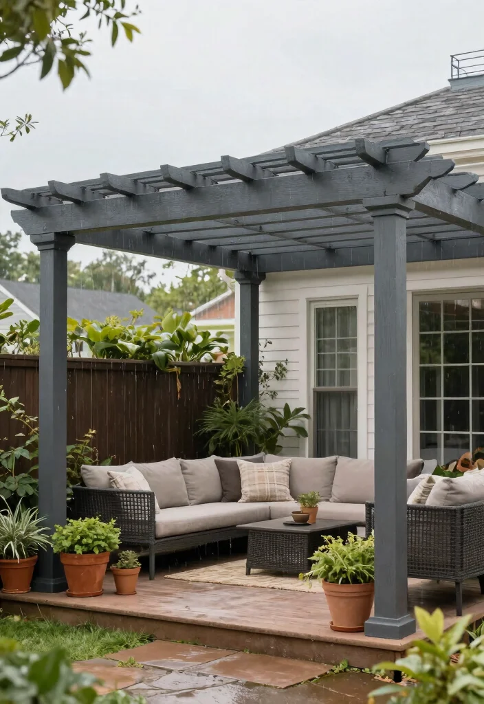 16 Porch Pergola Ideas Welcoming Front Entry Shade - 15. Pergola with a Roof 1