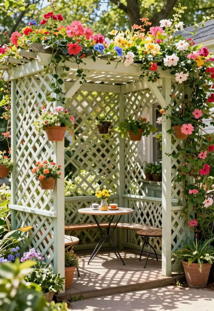 16 Porch Pergola Ideas Welcoming Front Entry Shade - 3. Lattice-Style Pergola 1