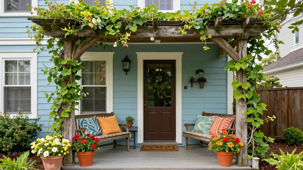 16 Porch Pergola Ideas Welcoming Front Entry Shade