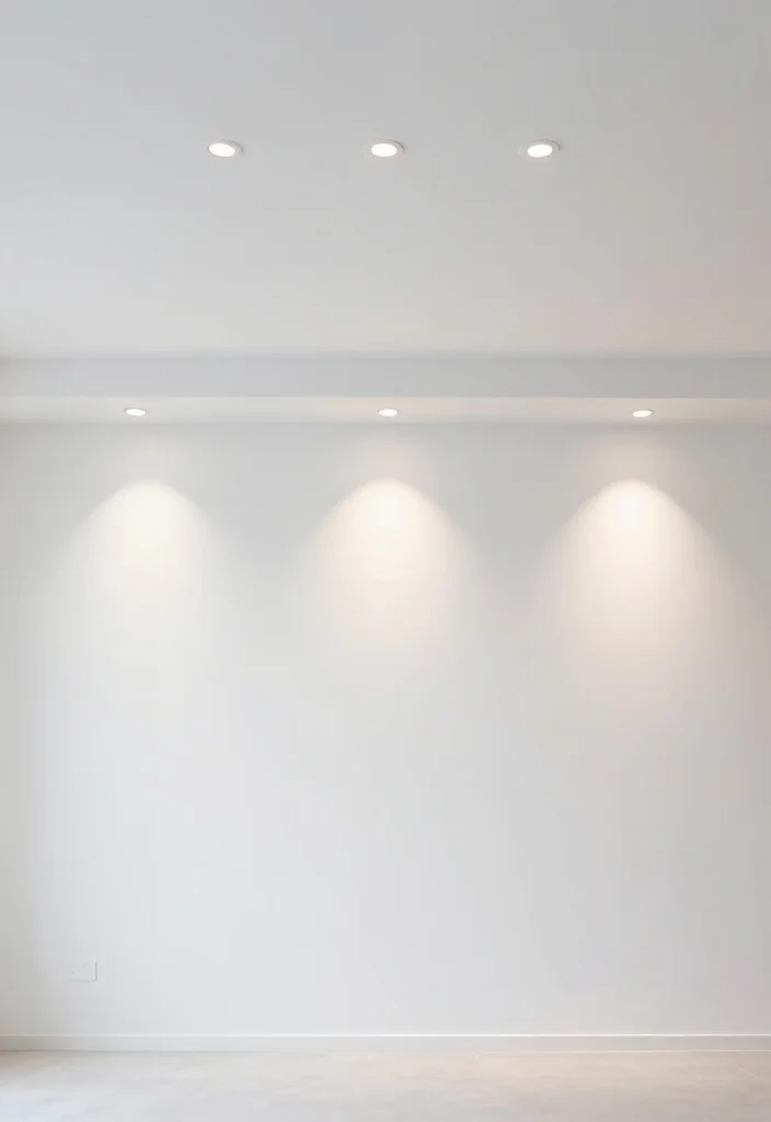 16 Profile Light Ceiling Design for Living Room Ideas Minimal Glow - 3. Recessed Lighting for a Clean Look 1