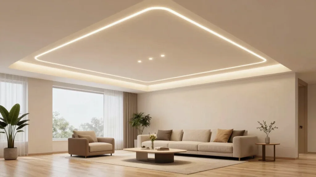 16 Profile Light Ceiling Design for Living Room Ideas Minimal Glow