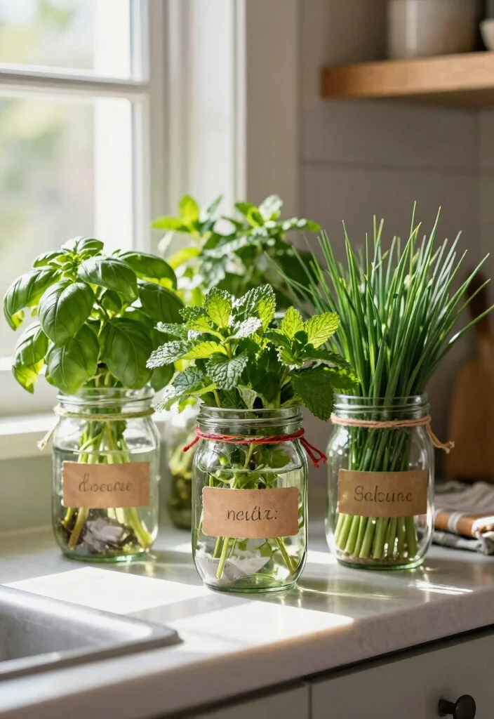 16 Unique Planter Ideas Indoor Creative Statement Pots - 5. Recycled Glass Jars 1