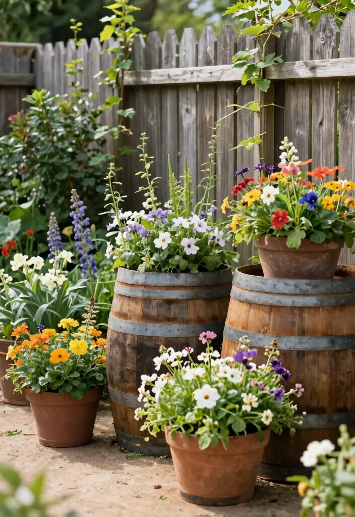 16 Whiskey Barrel Planter Ideas for Rustic Garden Charm - Conclusion 1