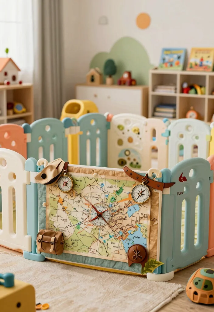 17 Animal Crossing Fence Ideas: Cute Game Inspired Designs - 14. Adventure-Themed Fence 1