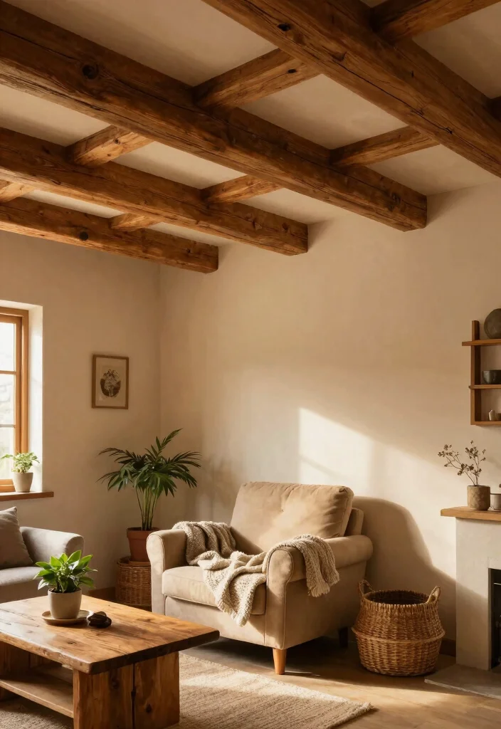17 Faux Beams Low Ceiling Ideas Add Charm Without Height 1 17 Faux Beams Low Ceiling Ideas Add Charm Without Height - 1. Warm Wooden Beams for Cozy Vibes 1