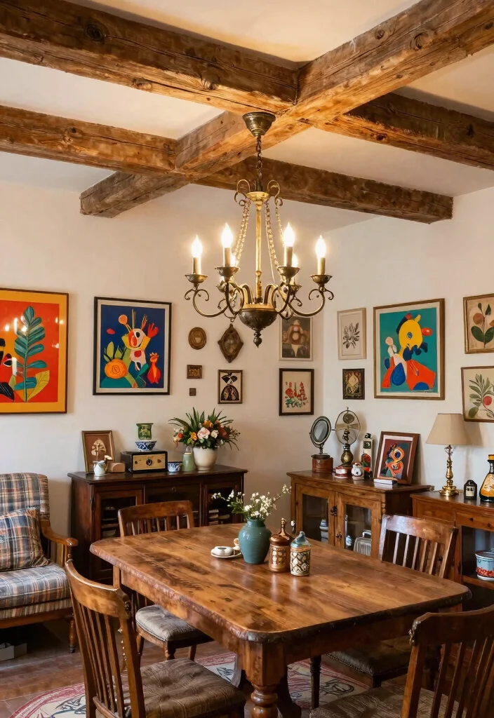 17 Faux Beams Low Ceiling Ideas Add Charm Without Height 16 17 Faux Beams Low Ceiling Ideas Add Charm Without Height - 16. Faux Beams with Vintage Fixtures 1