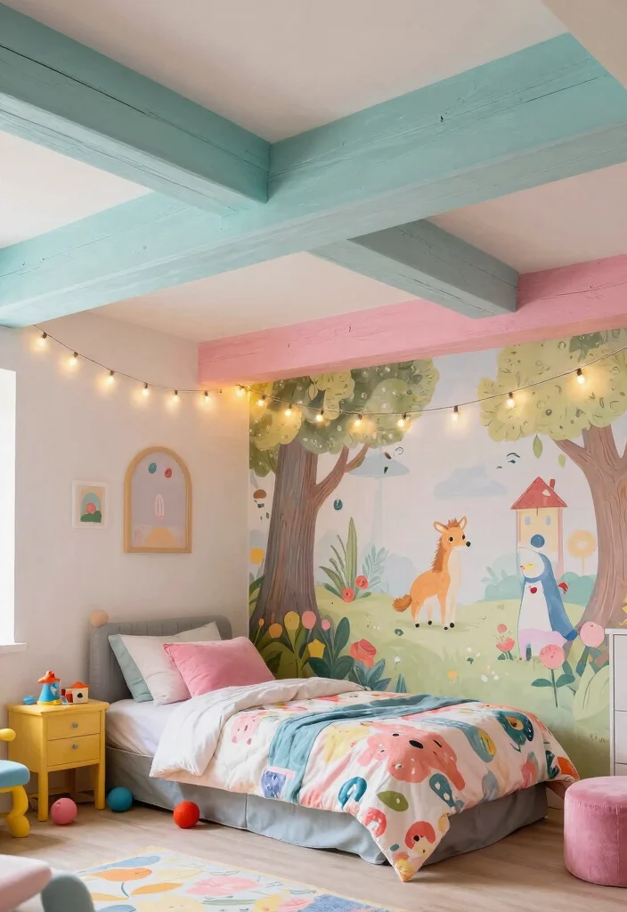 17 Faux Beams Low Ceiling Ideas Add Charm Without Height 17 17 Faux Beams Low Ceiling Ideas Add Charm Without Height - 17. Faux Beams in Childrens’ Rooms for Magical Spaces 1