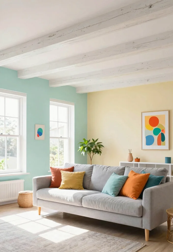17 Faux Beams Low Ceiling Ideas Add Charm Without Height 2 17 Faux Beams Low Ceiling Ideas Add Charm Without Height - 2. Whitewashed Beams for a Bright Look 1