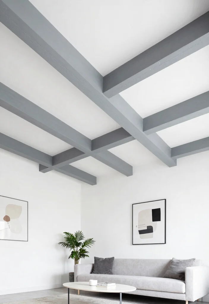 17 Faux Beams Low Ceiling Ideas Add Charm Without Height 4 17 Faux Beams Low Ceiling Ideas Add Charm Without Height - 4. Crisscross Beams for Added Interest 1