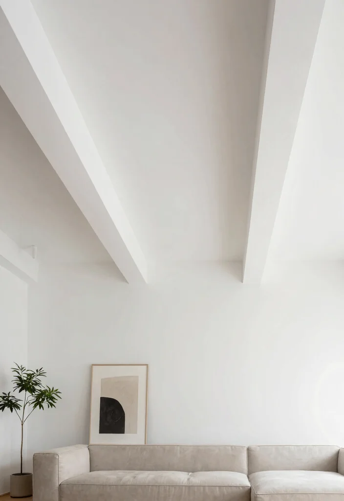 17 Faux Beams Low Ceiling Ideas Add Charm Without Height 7 17 Faux Beams Low Ceiling Ideas Add Charm Without Height - 7. Minimalist Faux Beams for a Sleek Look 1