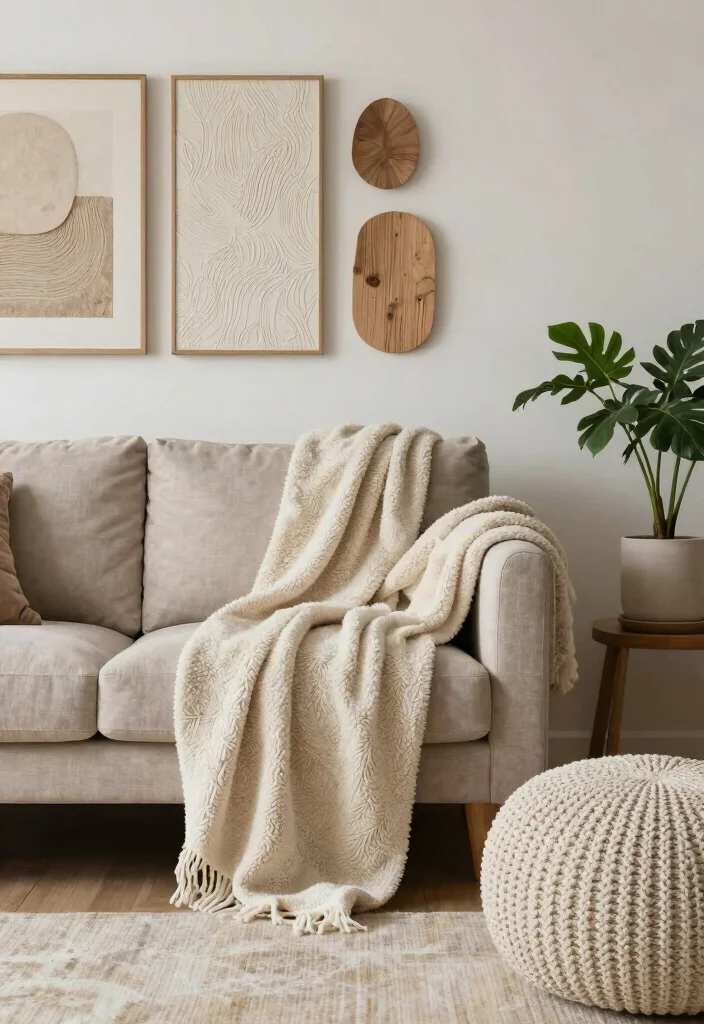 17 Mid Terrace House Ideas for Smart Narrow Living - 12. Cozy Textures 1