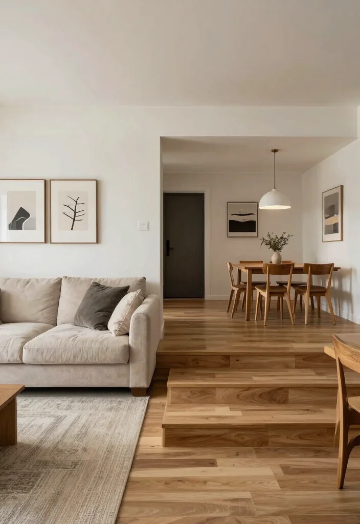 17 Mid Terrace House Ideas for Smart Narrow Living - 14. Split-Level Design 1