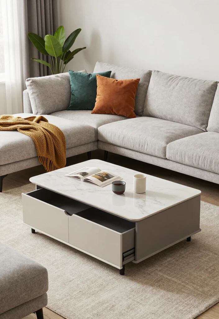 17 Mid Terrace House Ideas for Smart Narrow Living - 3. Functional Furniture 1