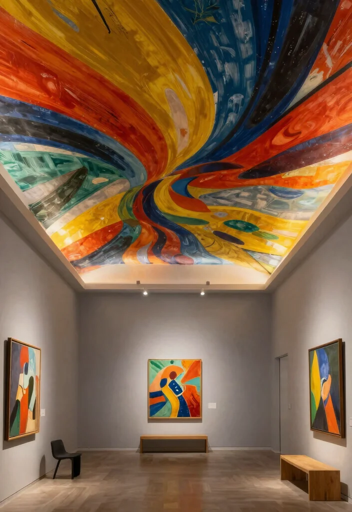 17 Modern False Ceiling Design for Hall Ideas: Sleek Architecture 15 17 Modern False Ceiling Design for Hall Ideas: Sleek Architecture - 15. Contemporary Art Integration 1