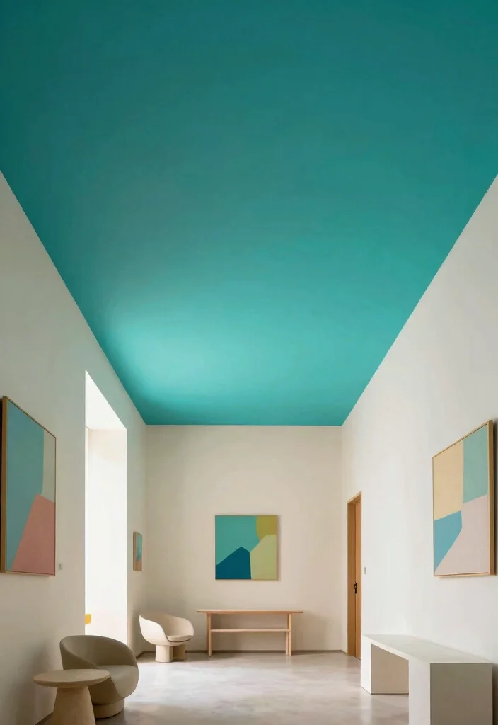 17 Modern False Ceiling Design for Hall Ideas: Sleek Architecture 8 17 Modern False Ceiling Design for Hall Ideas: Sleek Architecture - 8. Colorful Ceilings 1