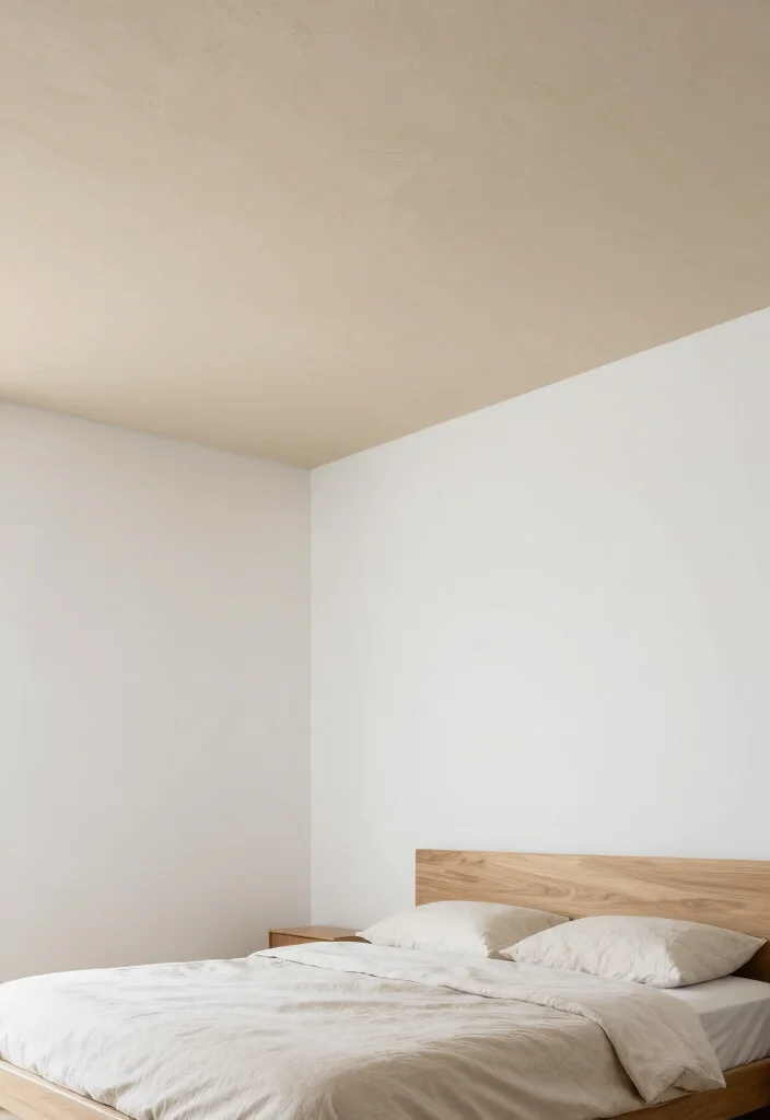 17 Painted Ceiling Bedroom Ideas: Bold Designer Statement - 17. Subtle Textures 1