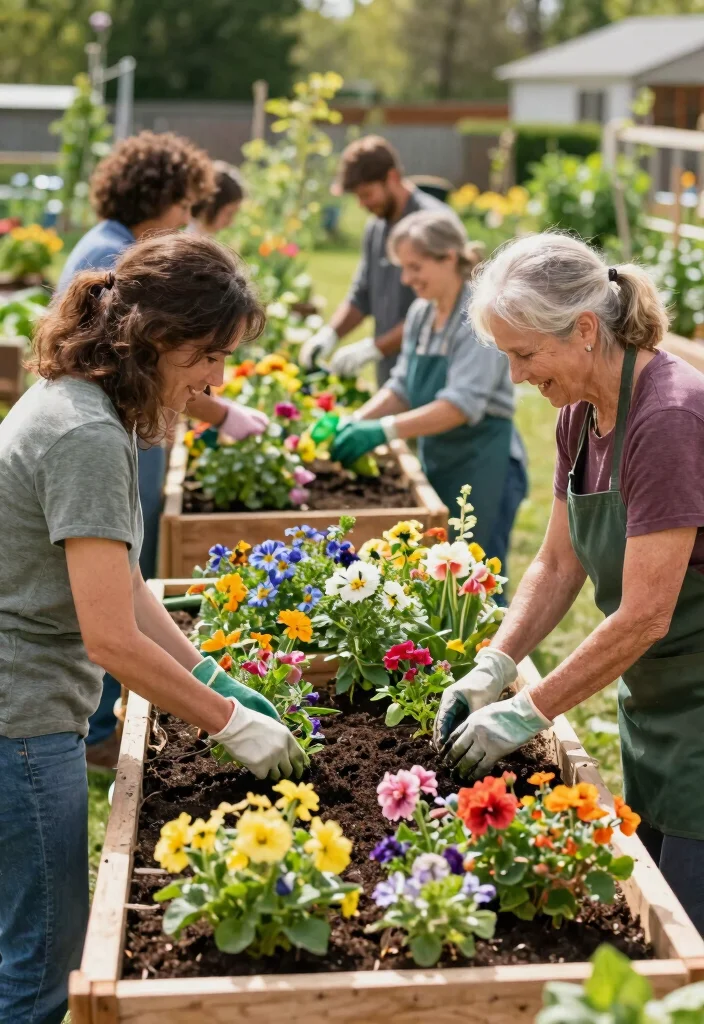 17 Planter Boxes Flowers Ideas Easy Color Boost - 17. Community Planter Boxes 1