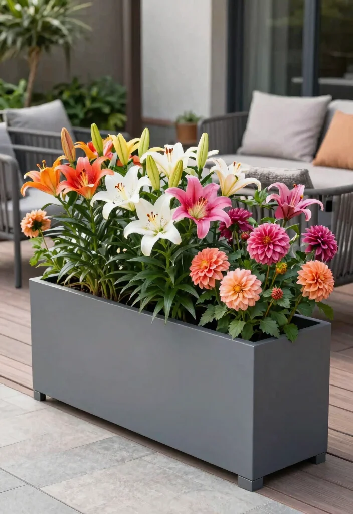 17 Planter Boxes Flowers Ideas Easy Color Boost - 9. Elevated Planter Boxes 1