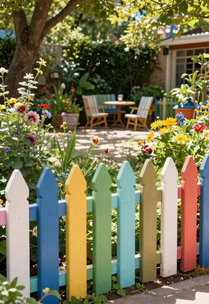 17 Ranch Fence Ideas for Rustic Wide Open Charm - 10. Decorative Garden Fencing 1