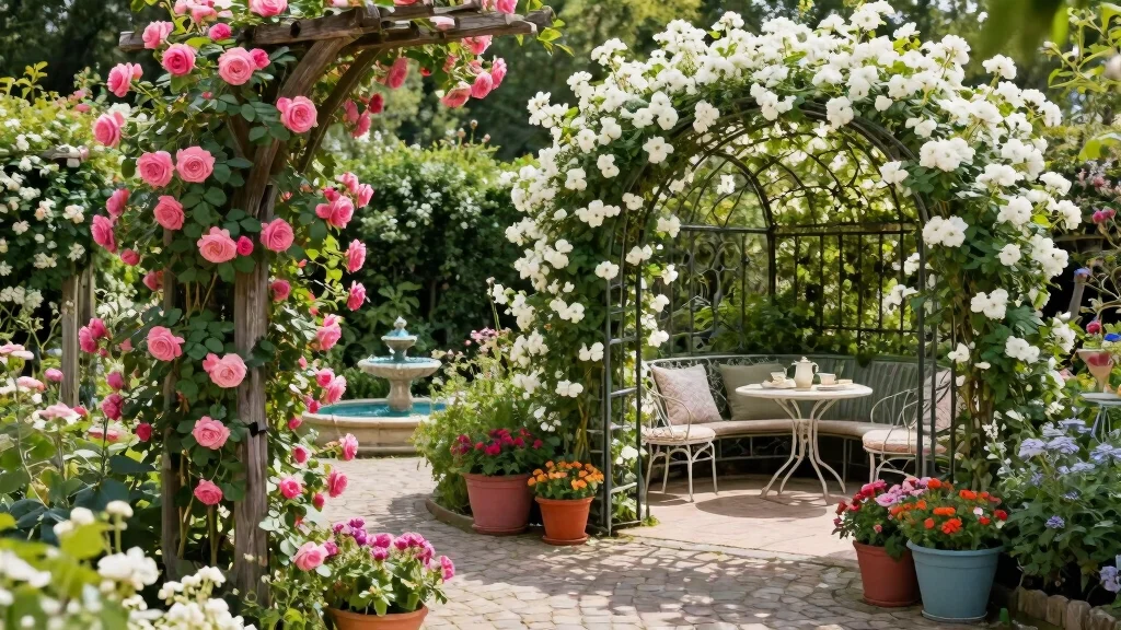 17 Rose Trellis Ideas: Romantic Blooming Structures