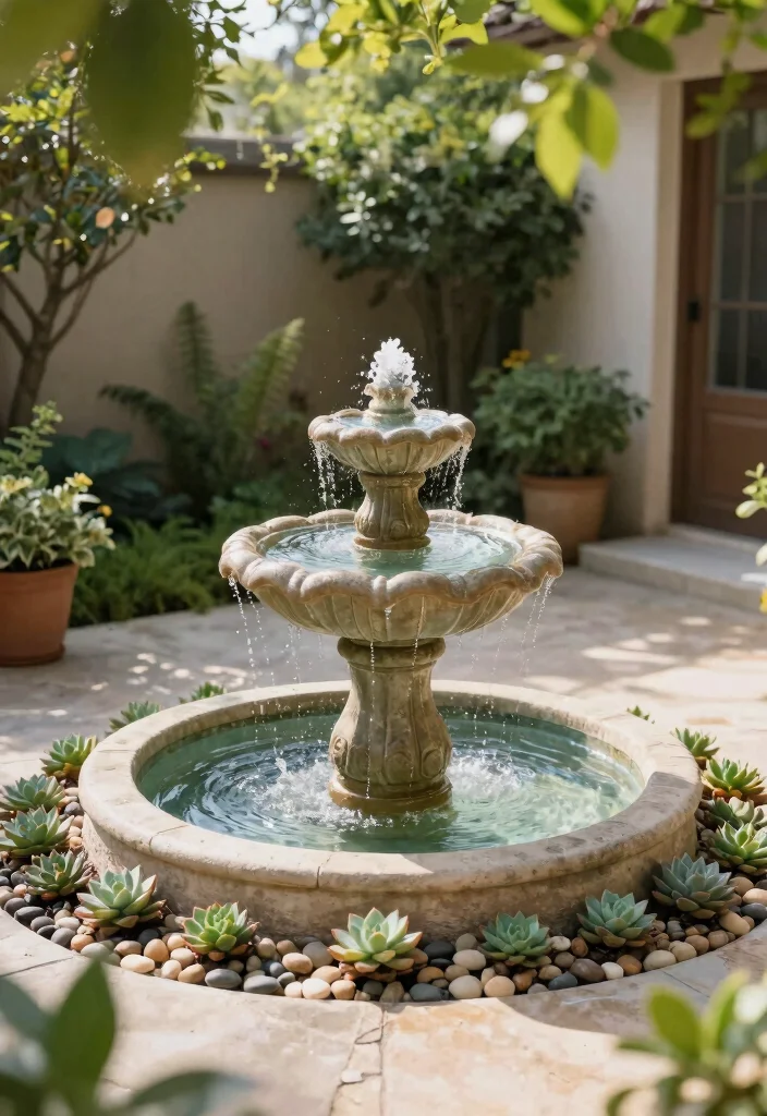 17 Small Patio Decorating Ideas Big Style Tiny Space 12 17 Small Patio Decorating Ideas Big Style Tiny Space - 12. Add a Water Feature 1