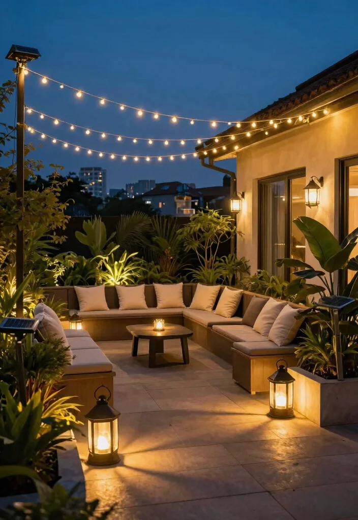 17 Small Patio Decorating Ideas Big Style Tiny Space 4 17 Small Patio Decorating Ideas Big Style Tiny Space - 4. Layer Your Lighting 1